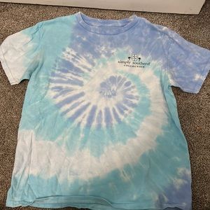 Simply Southern T-shirt. Youth Medium. Blue tie-dye. 100% cotton